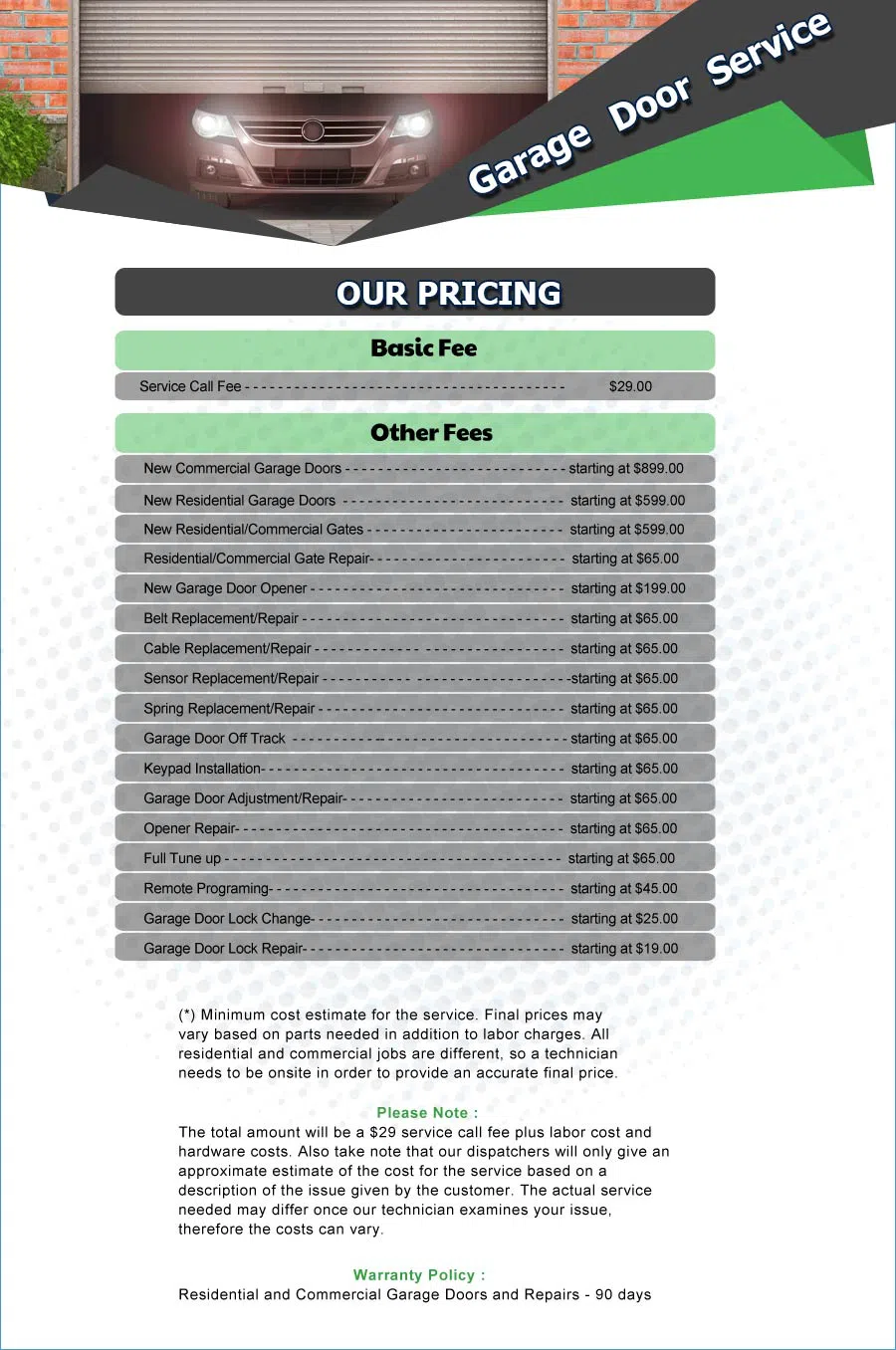 Galaxy Garage Door Service Lakewood, CO 303-800-4807